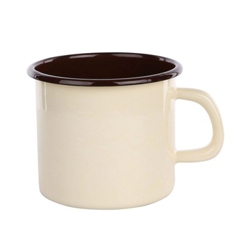 Cana email, Silesia, Simple, 1.25 L, crem Cana email, Silesia, Simple, 1.25 L, crem