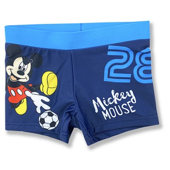 Slip boxeri baie Mickey Mouse, Soccer 9453, Bleumarin Slip boxeri baie Mickey Mouse, Soccer 9453, Bleumarin