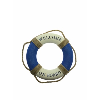 Colac decorativ, Welcome on board, Atelier, 40cm Colac decorativ, Welcome on board, Atelier, 40cm