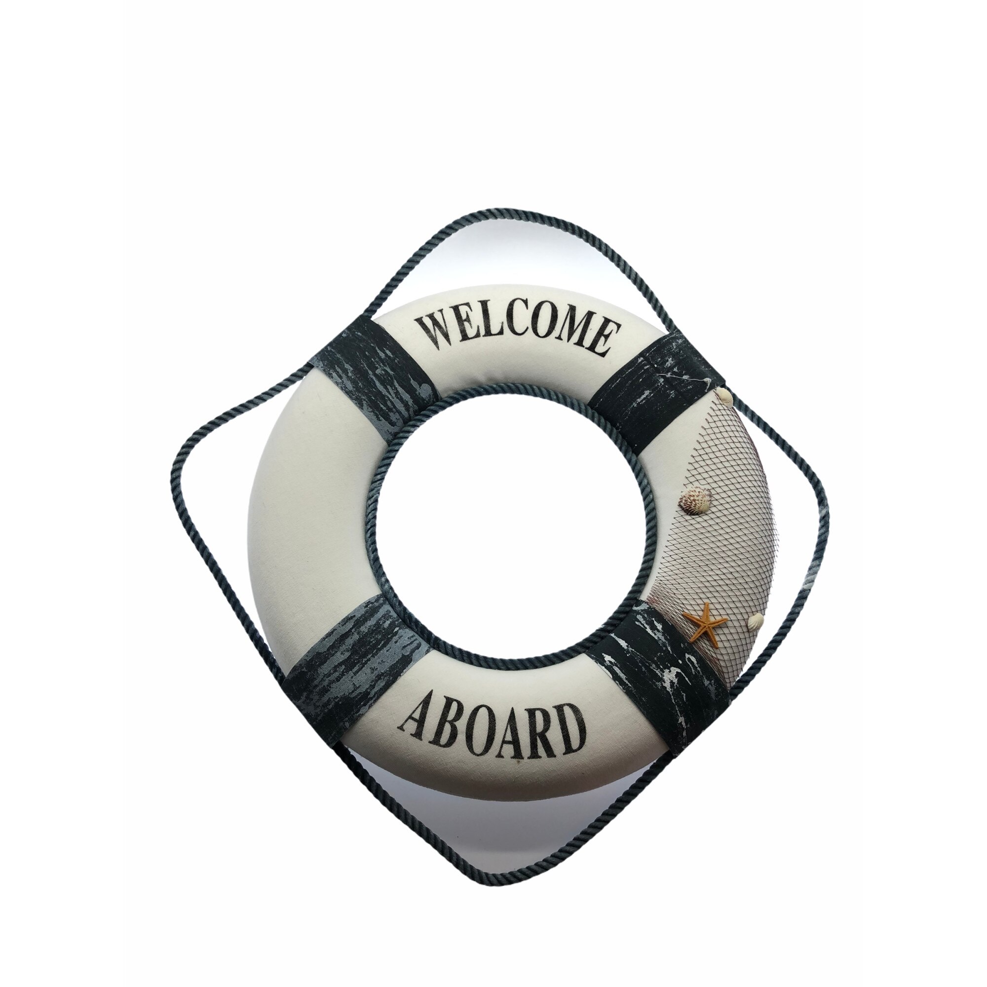 Decoratiune colac, Welcome aboard, Atelier, 45cm