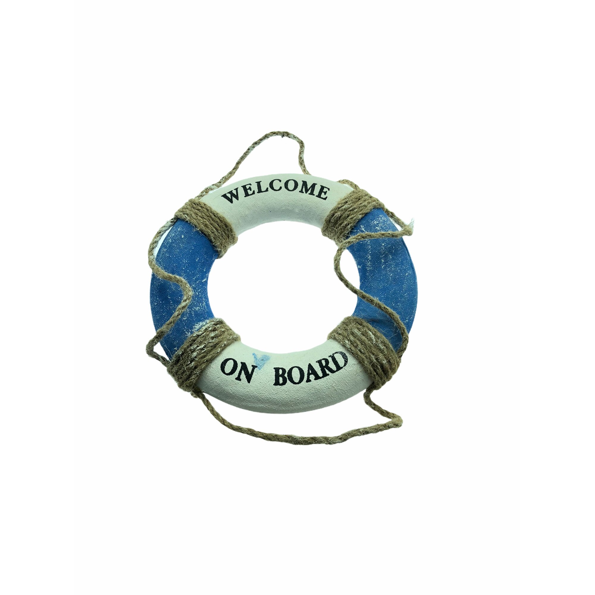 Colac marinaresc decorativ, Welcome on board, Atelier, 30cm