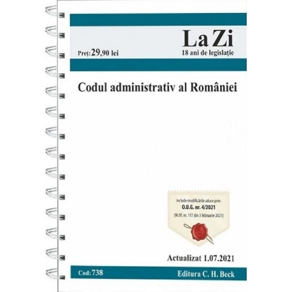 Codul administrativ al Romaniei Act.1.07.2021