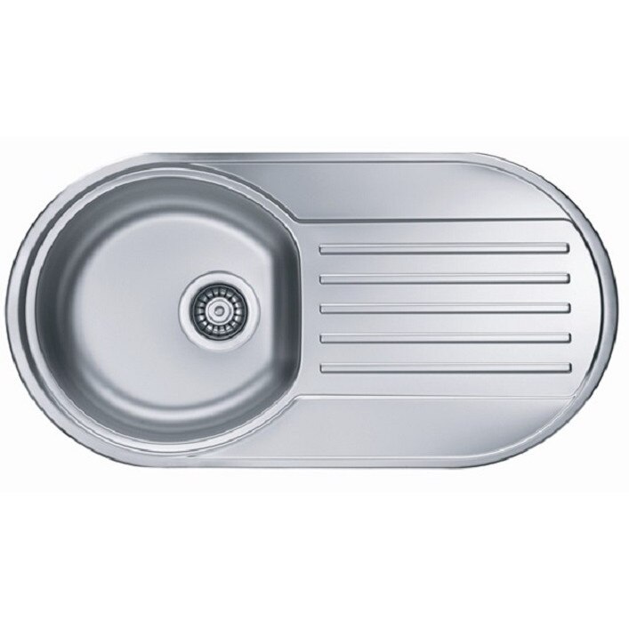 Chiuveta bucatarie, finisaj satinat, culoare inox, Alveus Form 40