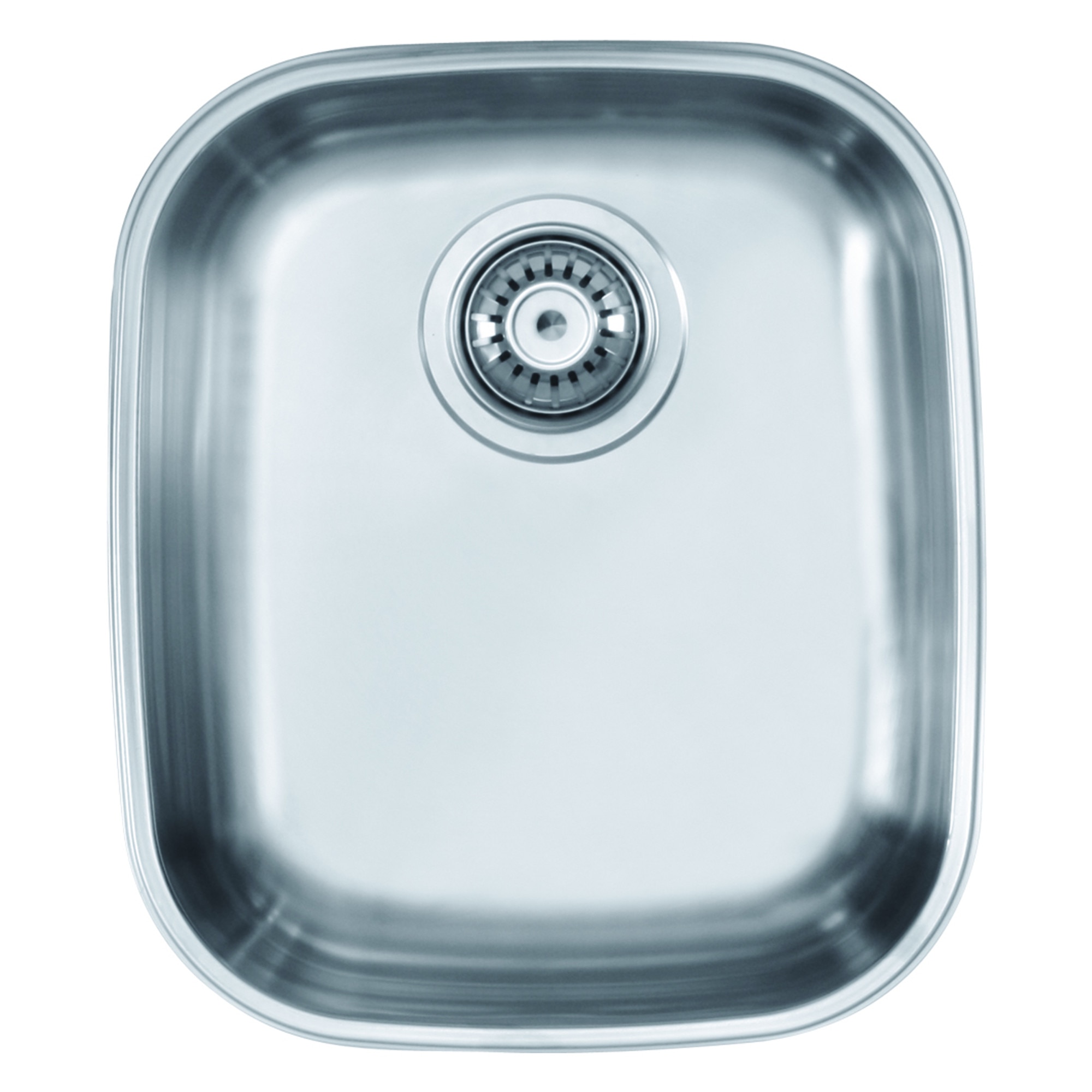 Chiuveta Livinox EX-005K cu montare sub blat, patrata, inox natur, dimensiuni 34x40 cm