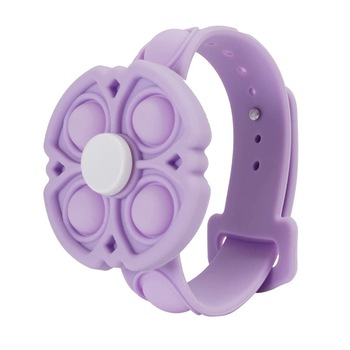 Bratara Antistres ASKSA, Upgrade Push Pop Bubble Sensory Fidget Spinner, ADHD, Portabila de decompresie anti-anxietate, Pentru copii si adulti, Violet Bratara Antistres ASKSA, Upgrade Push Pop Bubble Sensory Fidget Spinner, ADHD, Portabila de decompresie anti-anxietate, Pentru copii si adulti, Violet