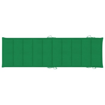 Perna de sezlong, vidaXL, Tesatura - poliester, 186 x 58 x 4 cm, Verde Perna de sezlong, vidaXL, Tesatura - poliester, 186 x 58 x 4 cm, Verde