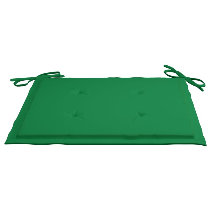 Set perne scaune de gradina vidaXL, 6 buc. verde 50x50x3 cm tesatura Oxford, 0.99 kg