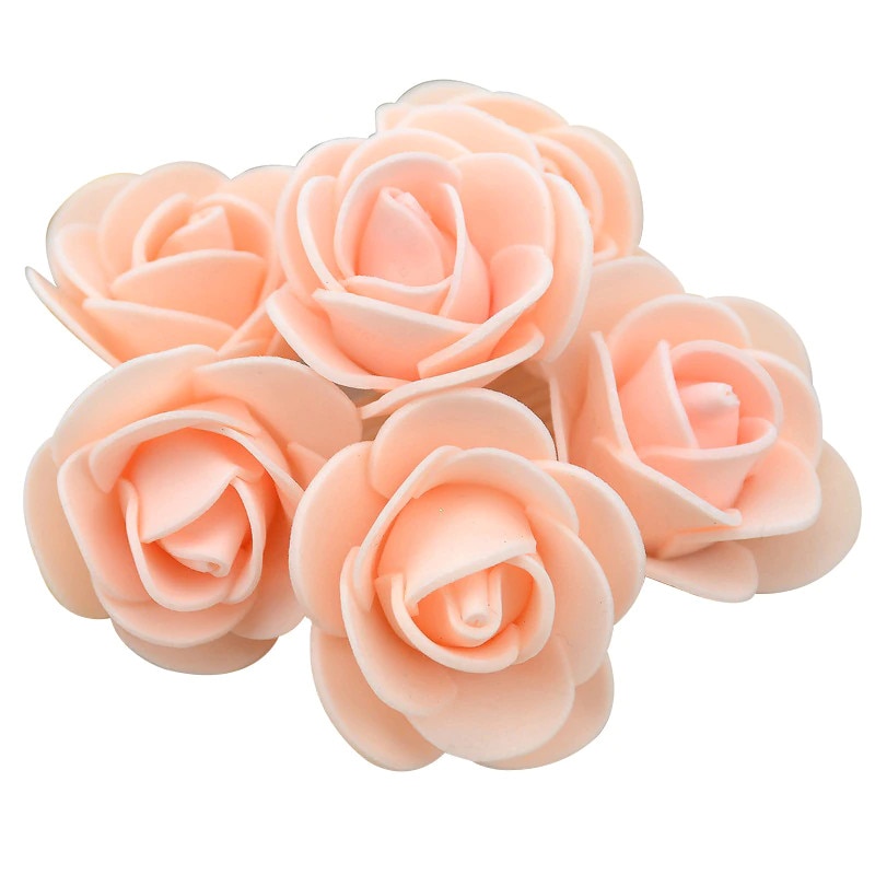 North comedy Smile Set de 100 trandafiri de spuma, de 3 cm, somon - eMAG.ro