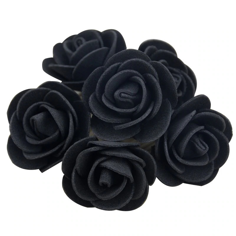 sort activation Labor Set de 500 trandafiri de spuma, de 3 cm, negru - eMAG.ro