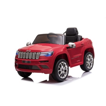 Masina electrica de jucarie JEEP GRAND CHEROKEE 12V, rosu, scaun din piele, telecomanda de 2,4 GHz, intrare USB / AUX, suspensie, baterie de 12V, roti EVA moi, MOTOR 2 X 35W, licenta ORIGINALA Masina electrica de jucarie JEEP GRAND CHEROKEE 12V, rosu, scaun din piele, telecomanda de 2,4 GHz, intrare USB / AUX, suspensie, baterie de 12V, roti EVA moi, MOTOR 2 X 35W, licenta ORIGINALA