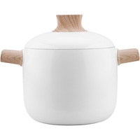 Oala cu capac Amercook K-White, 20 x 16.8 cm, inductie