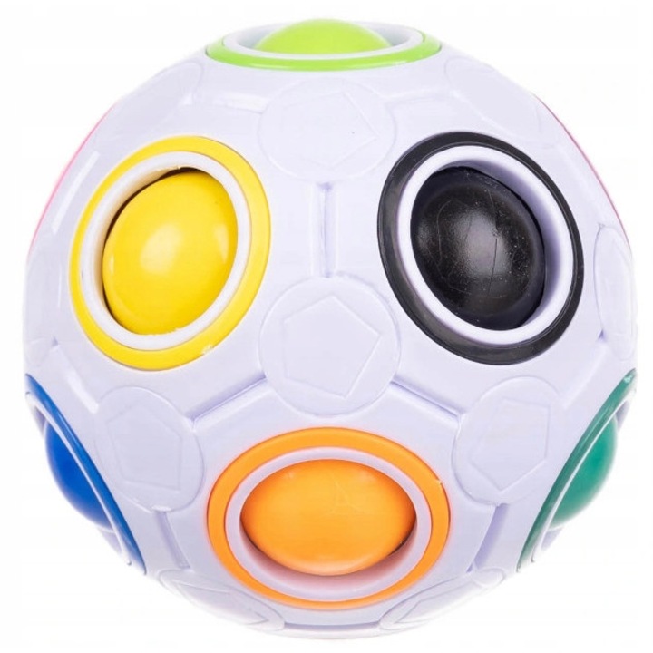Антистрес топка Zola, Цветни топки, Многоцветна, Помага за развитието на логиката и вниманието на децата и облекчава стреса при възрастни