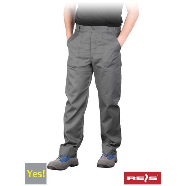 Pantaloni talie de protectie, croi clasic YES pentru lucru 54 Gri