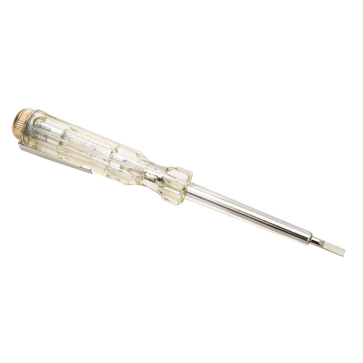 Tester de tensiune 100-250V Deli Tools EDL8001, Alb