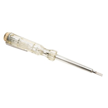 Tester de tensiune 100-250V Deli Tools EDL8001, Alb Tester de tensiune 100-250V Deli Tools EDL8001, Alb