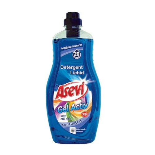 Detergent Lichid, Asevi Gel, Activ, 1.5 l