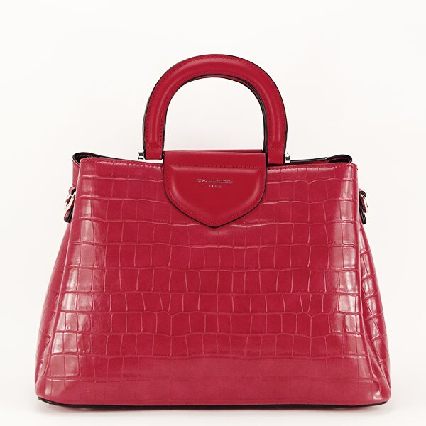 Geanta rosie cu imprimeu Sofia Rosu