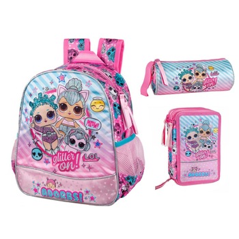 Set Gradinita L.O.L. - Ghiozdan, Penar Echipat, Penar Etui Set Gradinita L.O.L. - Ghiozdan, Penar Echipat, Penar Etui