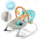 3 в 1 люлка и столче за бебета и деца "ISP Foxy Sleep" 0-18кг, с успокояващи вибрации, оранжево