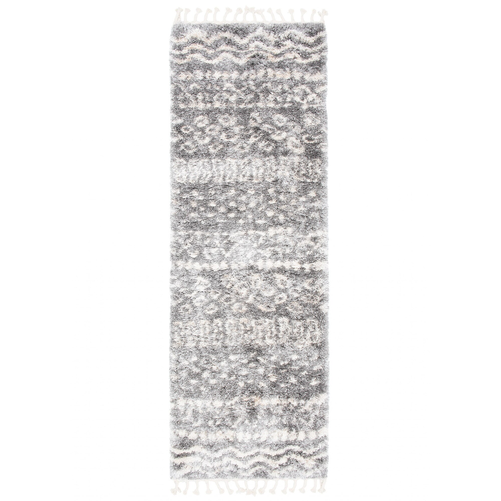 Covor Aztec Runner Vintage Modern Fa60A Ejf Gri 80x200