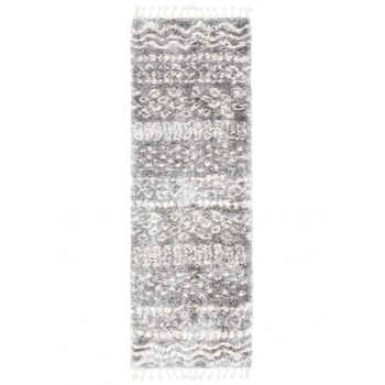 Covor Aztec Runner Vintage Modern Fa60A Ejf Gri 80x200 Covor Aztec Runner Vintage Modern Fa60A Ejf Gri 80x200