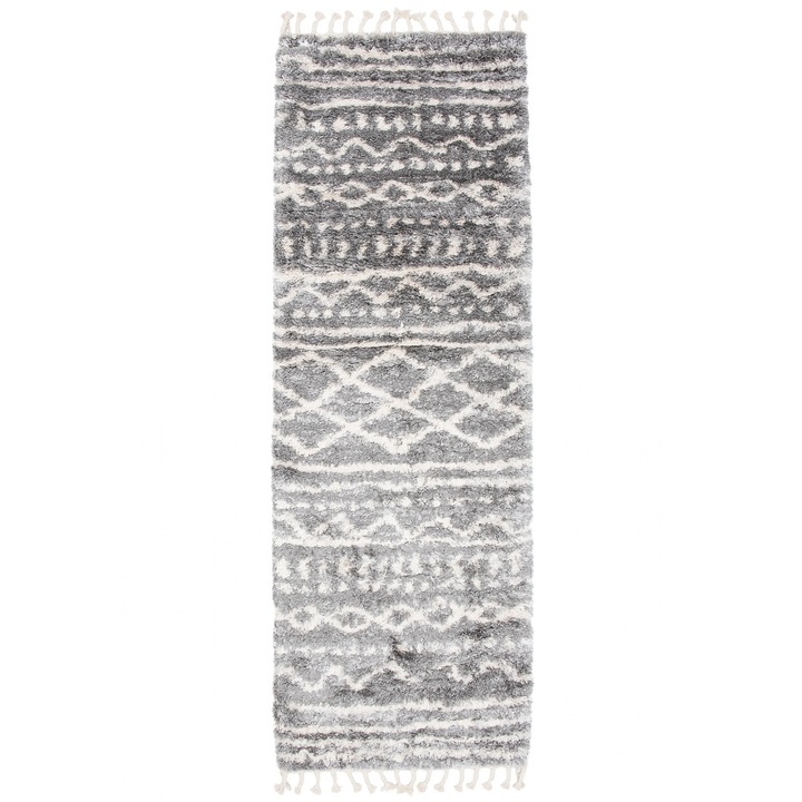 Covor Aztec Runner Vintage Modern Fn28A Ejf Gri 70x300