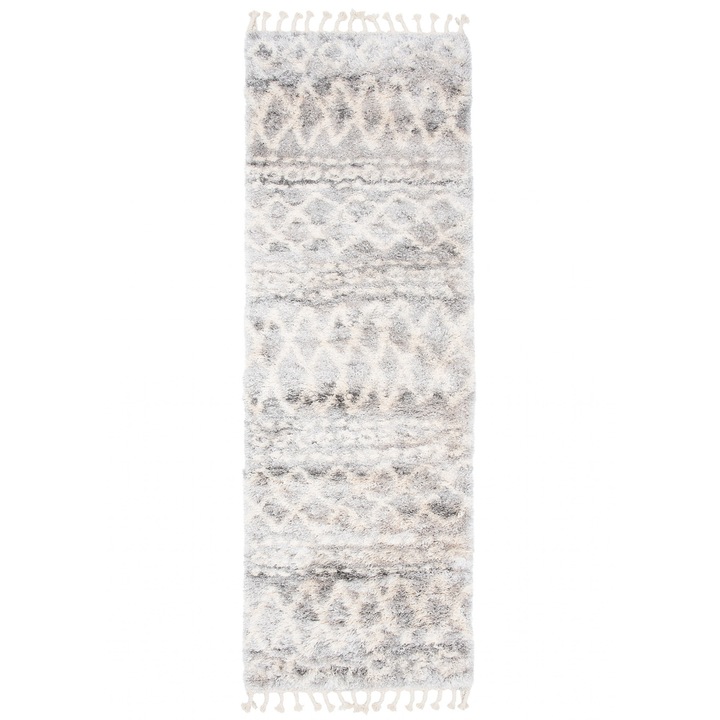 Covor Aztec Runner Vintage Modern Fn35B Ejf Gri 80x250