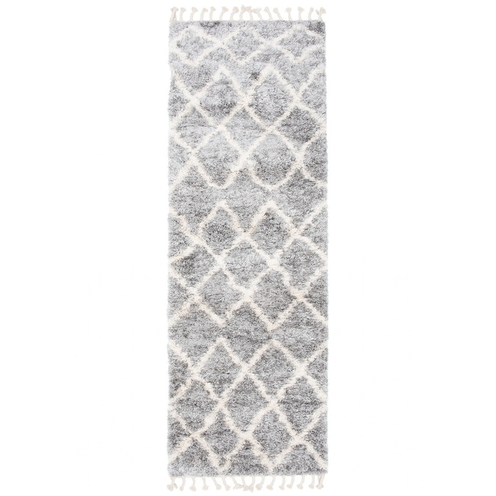 Covor Aztec Runner Vintage Modern Fn45A Ejf Gri 70x200