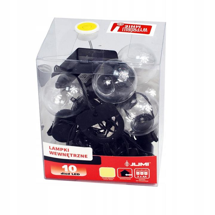 Ghirlanda luminoasa, JUMI, cu 10 leduri, lumina calda, natur, 160 cm