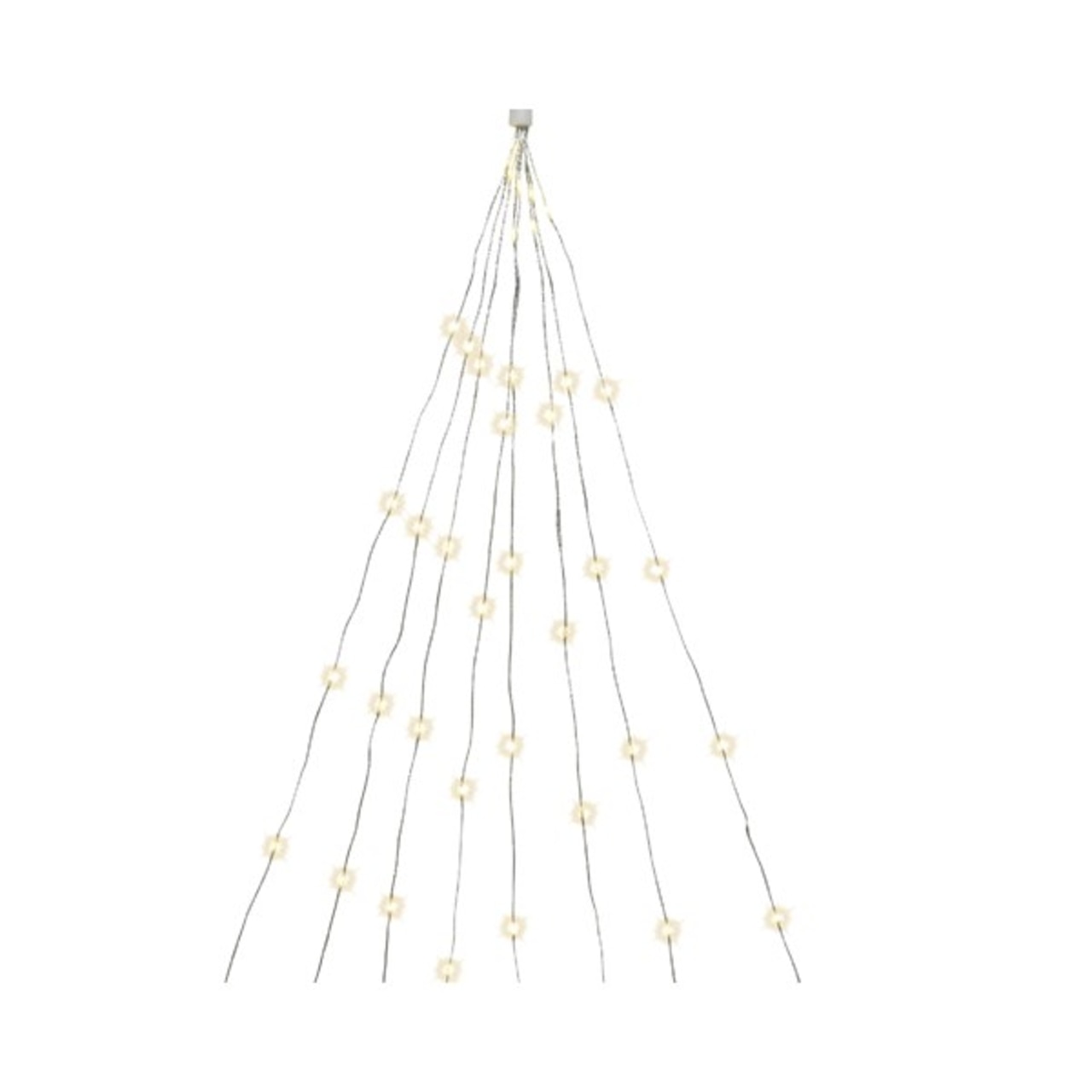 Ghirlanda luminoasa de exterior, Lumineo,Durawise bunch, 160 LED-uri, alb