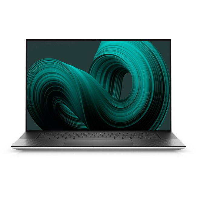 Laptop DELL XPS 17 (9710), Intel Core i9-11900H 4.9 GHz, 15.6 inch, UHD+ Touch, 32GB RAM, 1TB SSD, RTX 3060, Platinum Silver cu palmrest Black carbon fiber