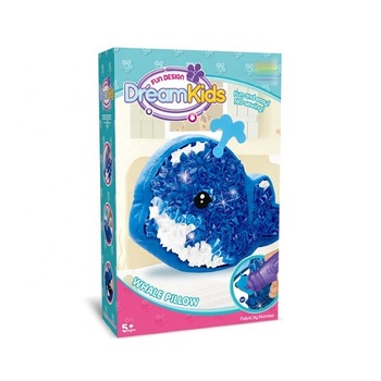 Set creatie perna pentru copii, Dream Kids, Delfin Set creatie perna pentru copii, Dream Kids, Delfin