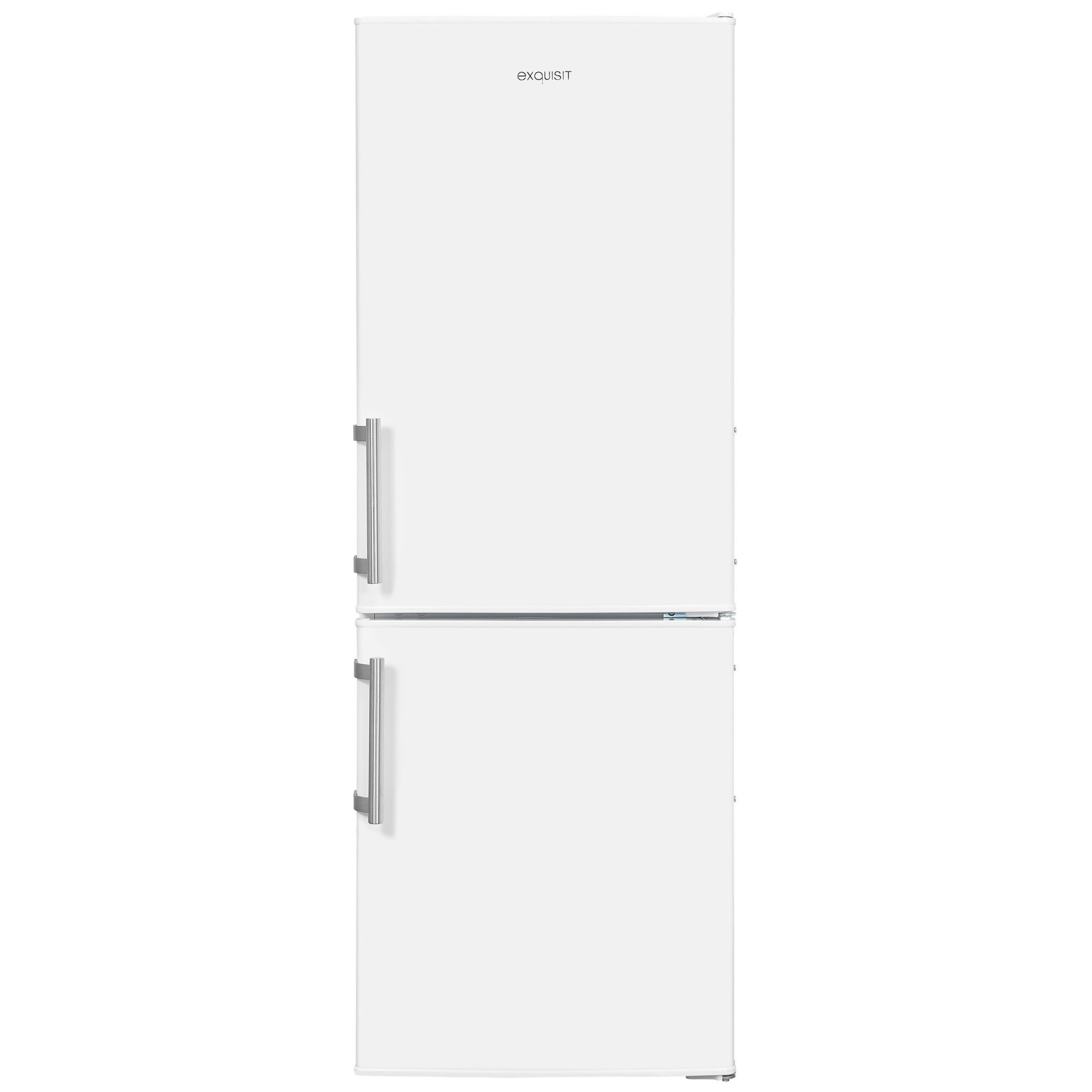 Combina frigorifica Exquisit KGC233-60-HE-040DW, Clasa energetica E , volum net 173L, No Frost frigider, alb