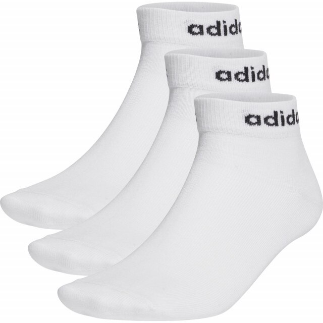 Set 3 perechi sosete Adidas Nc Ankle, Alb