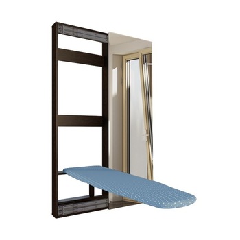 Masa de calcat cu oglinda, 50x13x159cm, wenge Masa de calcat cu oglinda, 50x13x159cm, wenge