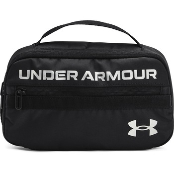 Geanta Under Armour Contain Travel Kit Unisex, Black/Metallic Silver, OSFA Geanta Under Armour Contain Travel Kit Unisex, Black/Metallic Silver, OSFA