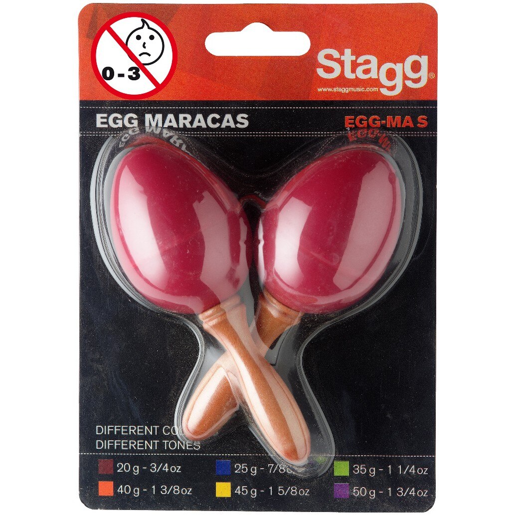 Set maracas culoare rosie
