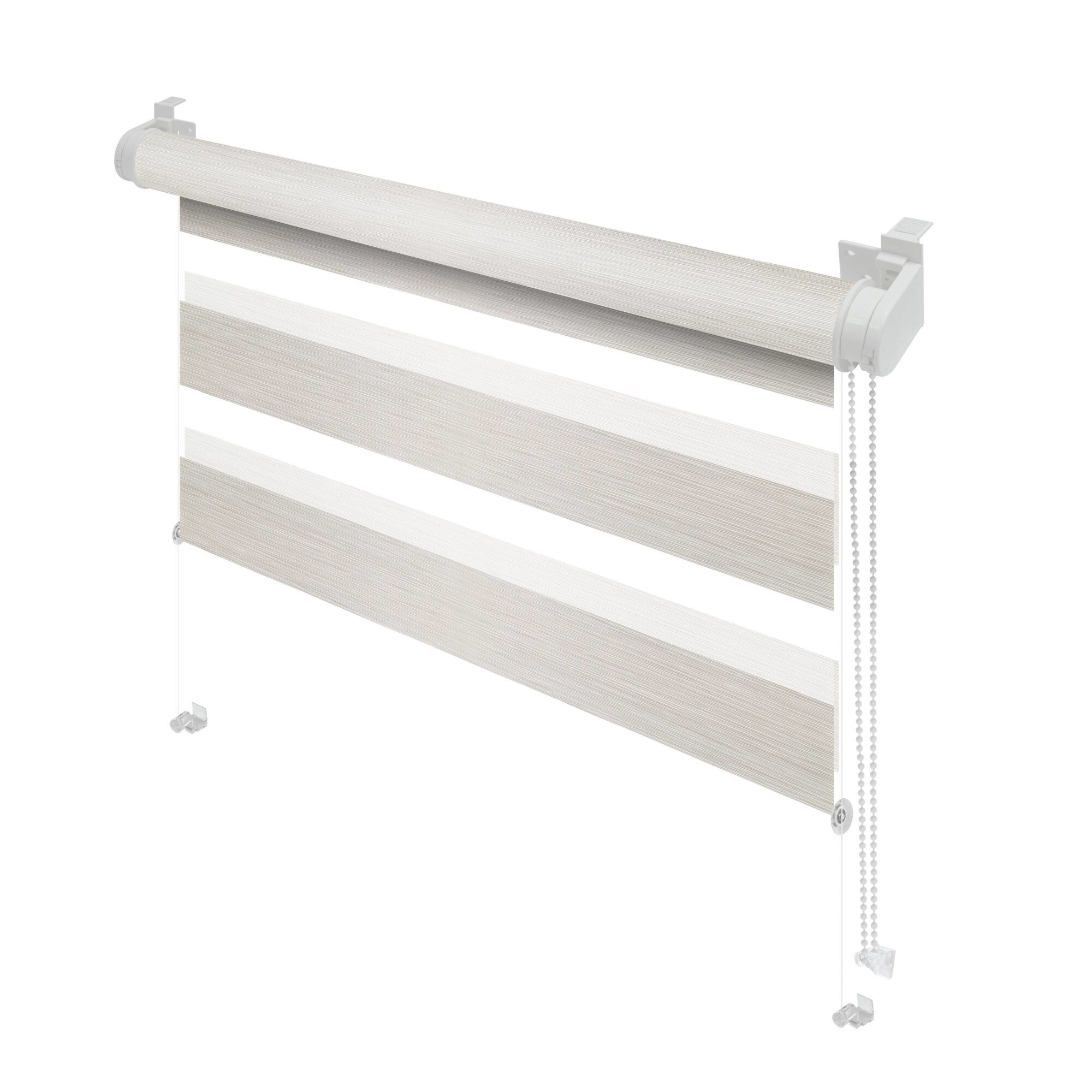 Stor mini Gardinia Zebra Silk 38/140 cm bej 760