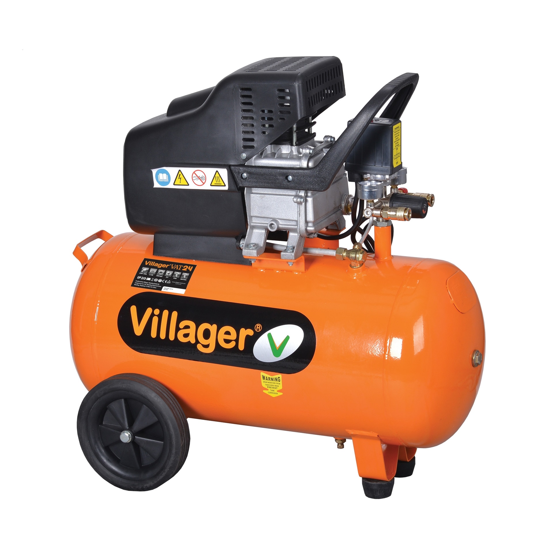 Compresor VAT 24 L PRIME, Villager VL057615
