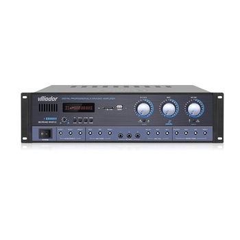 Amplificator HIFI Bluetooth cu Afisaj Digital, Control Echo/Mic/Music, Intrare USB si Card SD, On/Off, AC Input 220-240 50/60 Hz, 2 x 220 W, Compact, Negru Amplificator HIFI Bluetooth cu Afisaj Digital, Control Echo/Mic/Music, Intrare USB si Card SD, On/Off, AC Input 220-240 50/60 Hz, 2 x 220 W, Compact, Negru