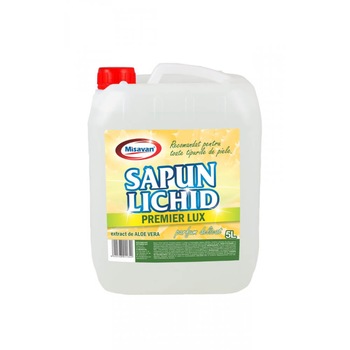 Sapun Lichid cu Parfum Delicat Misavan Premier Lux, 5L Sapun Lichid cu Parfum Delicat Misavan Premier Lux, 5L