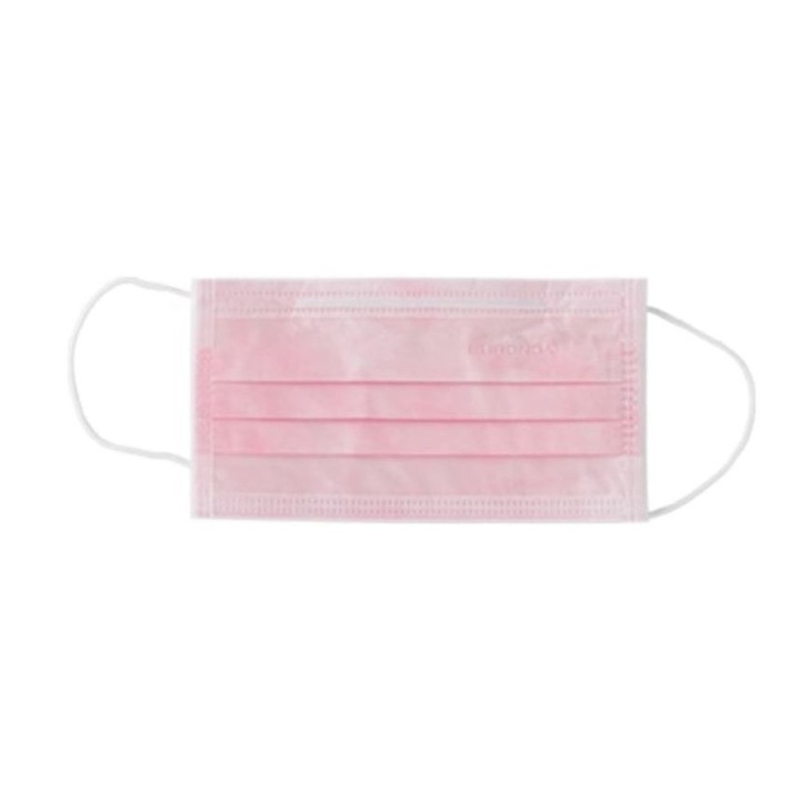 Комплект от 50 броя Медицински маски 4 пласта розови Monoart Euronda