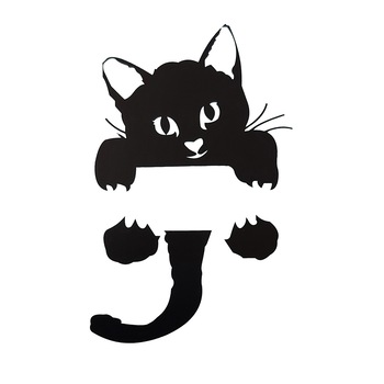 Sticker decorativ pentru intrerupator, Pisica, 11.5 cm, 1018STK Sticker decorativ pentru intrerupator, Pisica, 11.5 cm, 1018STK