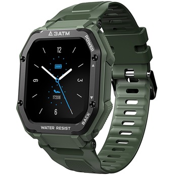 Ceas SmartWatch SmartVIBE™ ROCK, Rezistent la socuri, Praf, Conditii grele -40+55 Celsius, Touchscreen 1.69 Ceas SmartWatch SmartVIBE™ ROCK, Rezistent la socuri, Praf, Conditii grele -40+55 Celsius, Touchscreen 1.69
