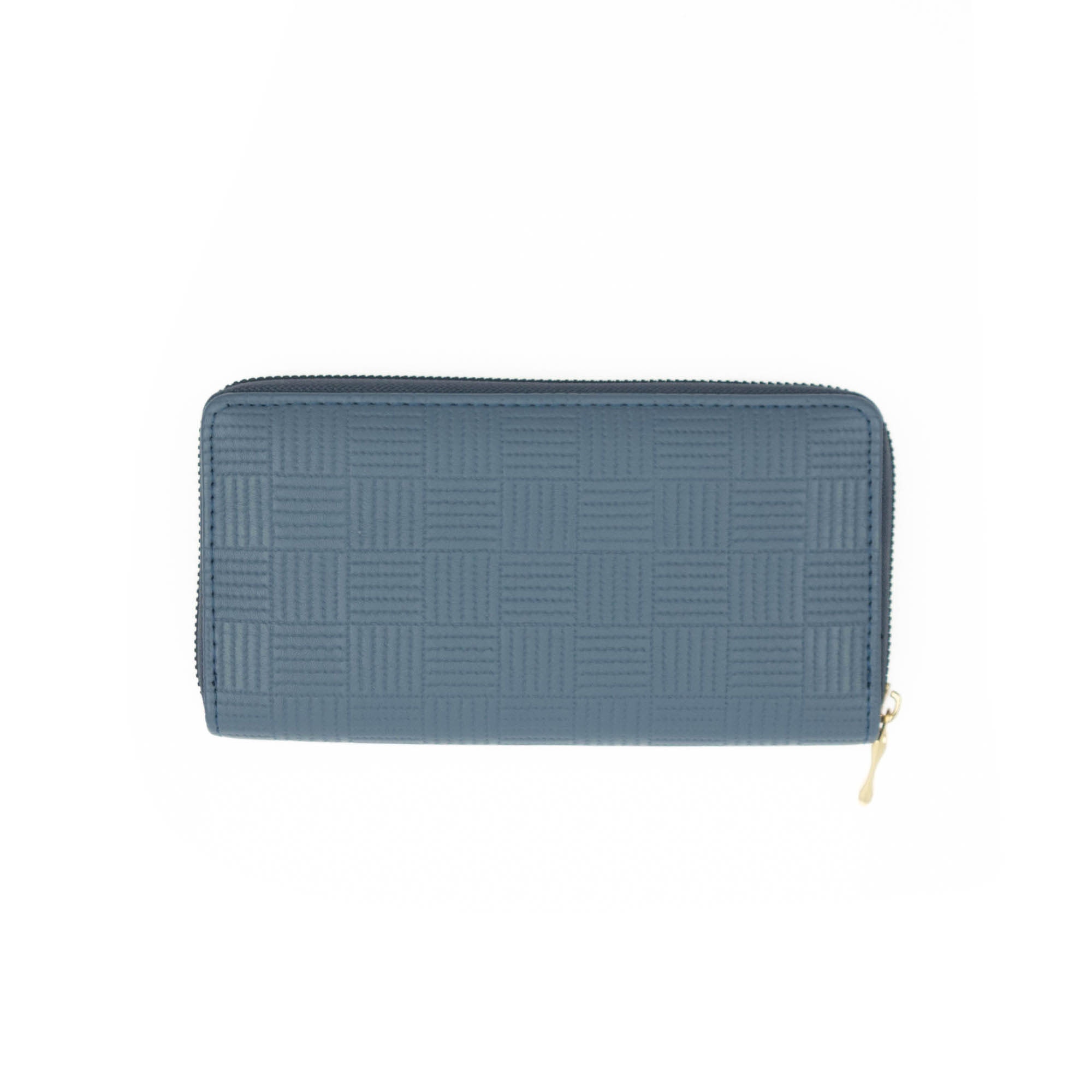 Portofel de dama, din piele ecologica, Buticcochet, Albastru,19x10x2.5 cm - PR447