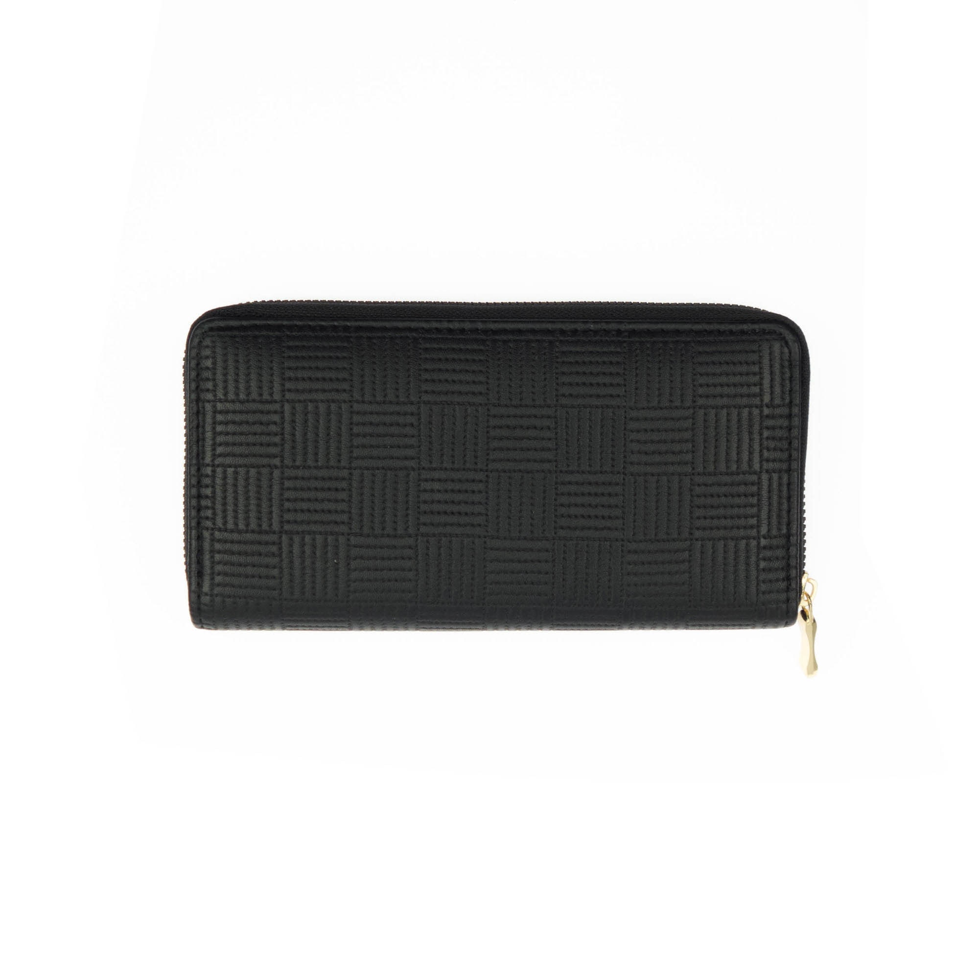 Portofel de dama, din piele ecologica, Buticcochet, Negru,19x10x2.5 cm - PR446