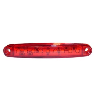 Lampa De Gabarit LED Flexzon, Rosie, E-Mark, 9 Leduri, 24V, 10cm, pentru Remorci, Autoutilitare, Camioane Lampa De Gabarit LED Flexzon, Rosie, E-Mark, 9 Leduri, 24V, 10cm, pentru Remorci, Autoutilitare, Camioane