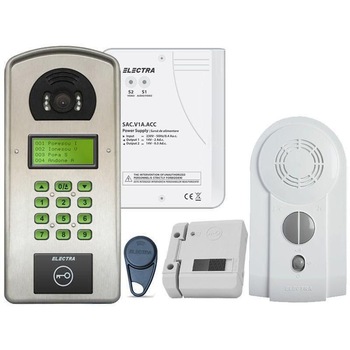 Kit interfonie scara de bloc pentru 14 apartamente ELECTRA DIGITAL Kit interfonie scara de bloc pentru 14 apartamente ELECTRA DIGITAL