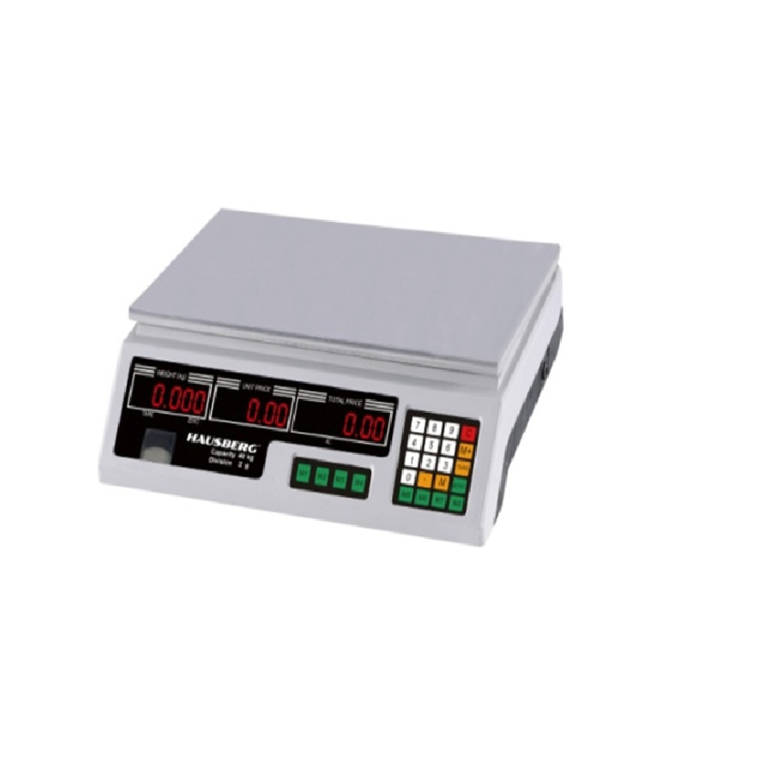 Cantar electronic comercial HAUSBERG HB-6060, ecran dublu, 40kg