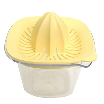 Storcator manual citrice, Brabantia, 500 ml, gradat, galben/transparent Storcator manual citrice, Brabantia, 500 ml, gradat, galben/transparent